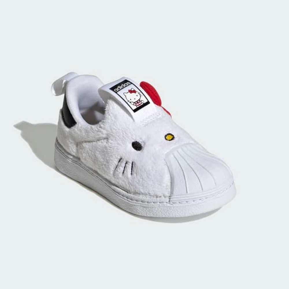 Tenis Superstar 360 adidas Originals x Hello Kitty para Niños