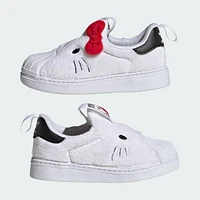 Tenis Superstar 360 adidas Originals x Hello Kitty para Niños