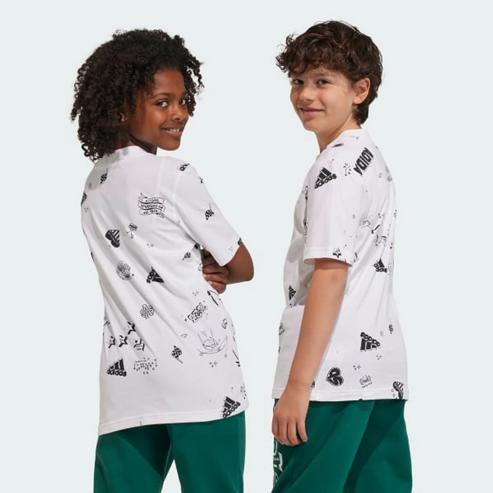 Playera Estampada Brand Love Niños