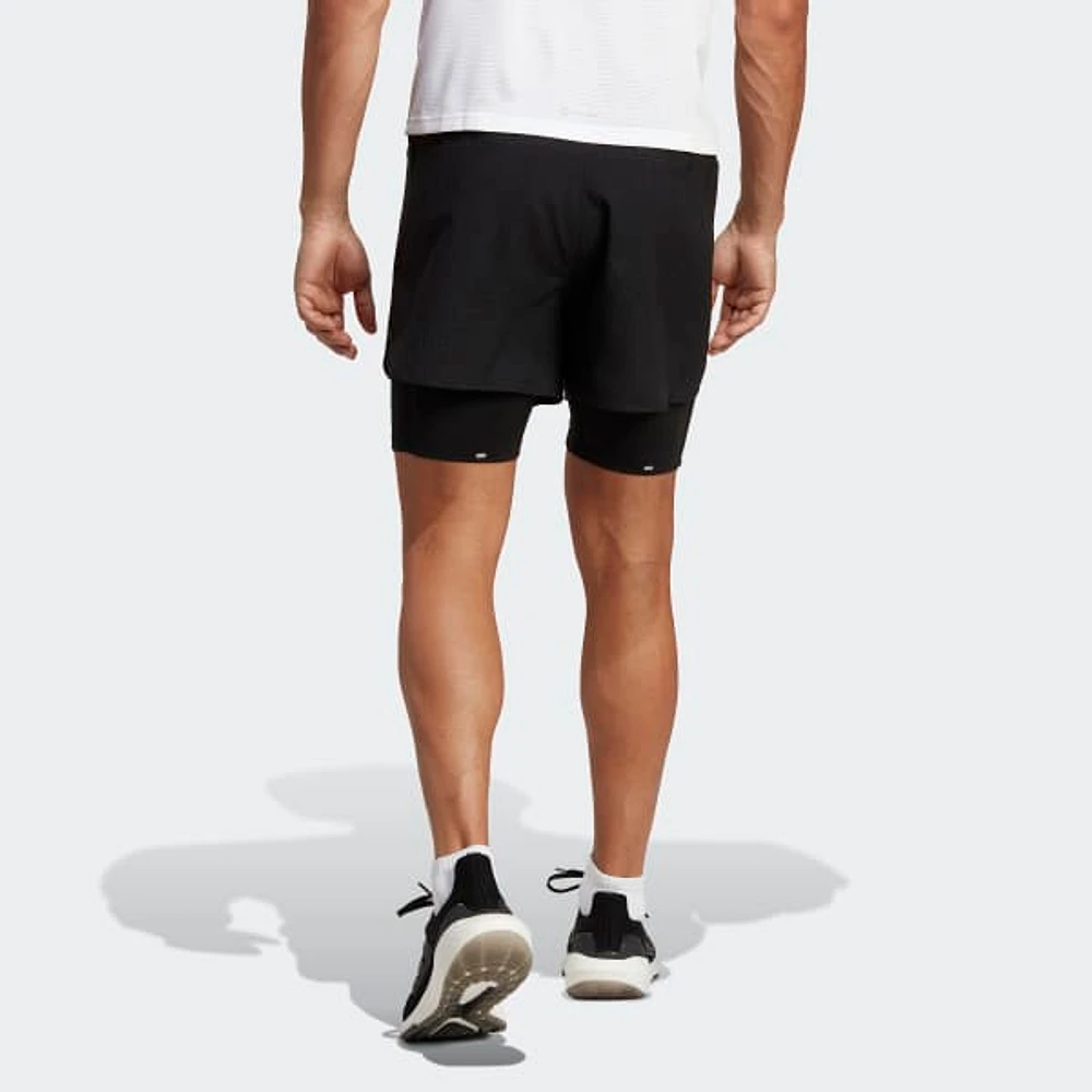 Shorts Designed 4 Running 2-en-1