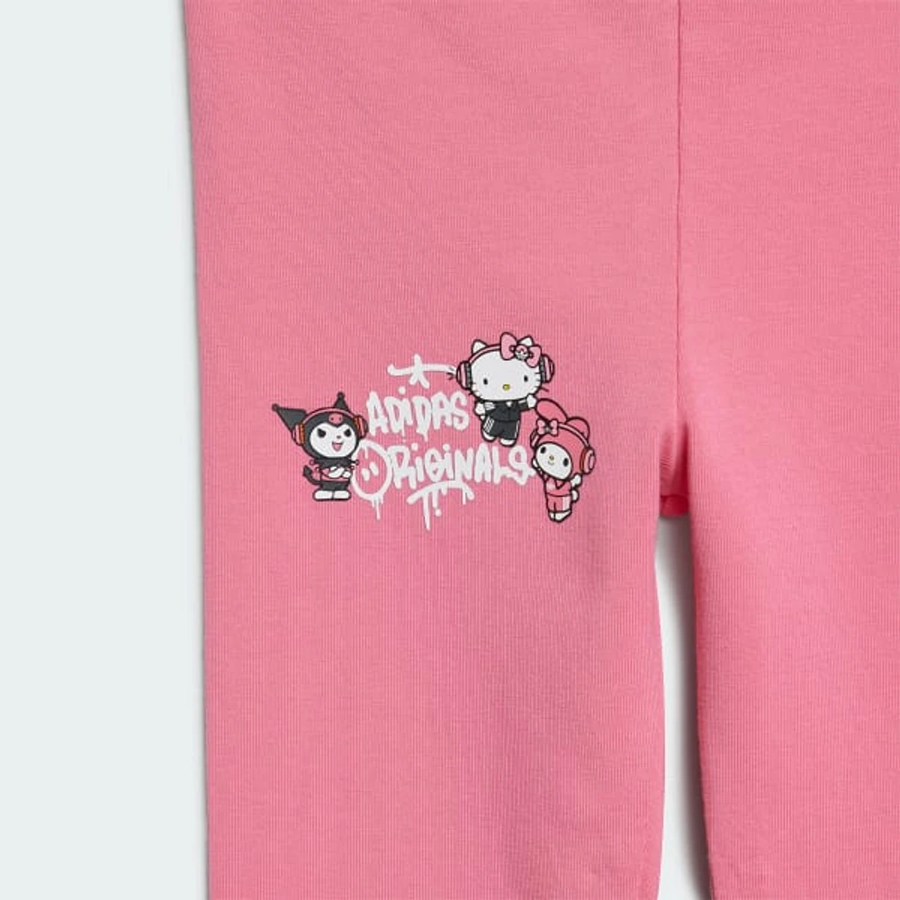 Conjunto de Vestido Playera y Mallas adidas Originals x Hello Kitty