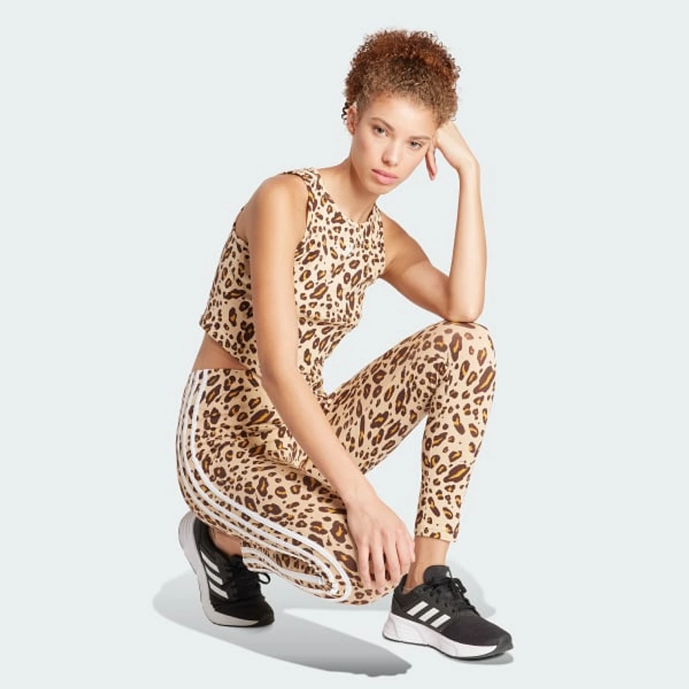 Mallas Essentials 3 Franjas Animal Print