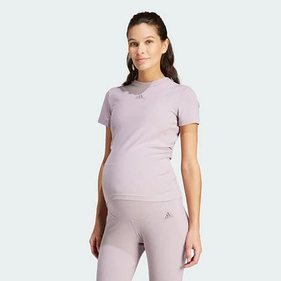 Playera Acanalada Ajustada (Maternidad)