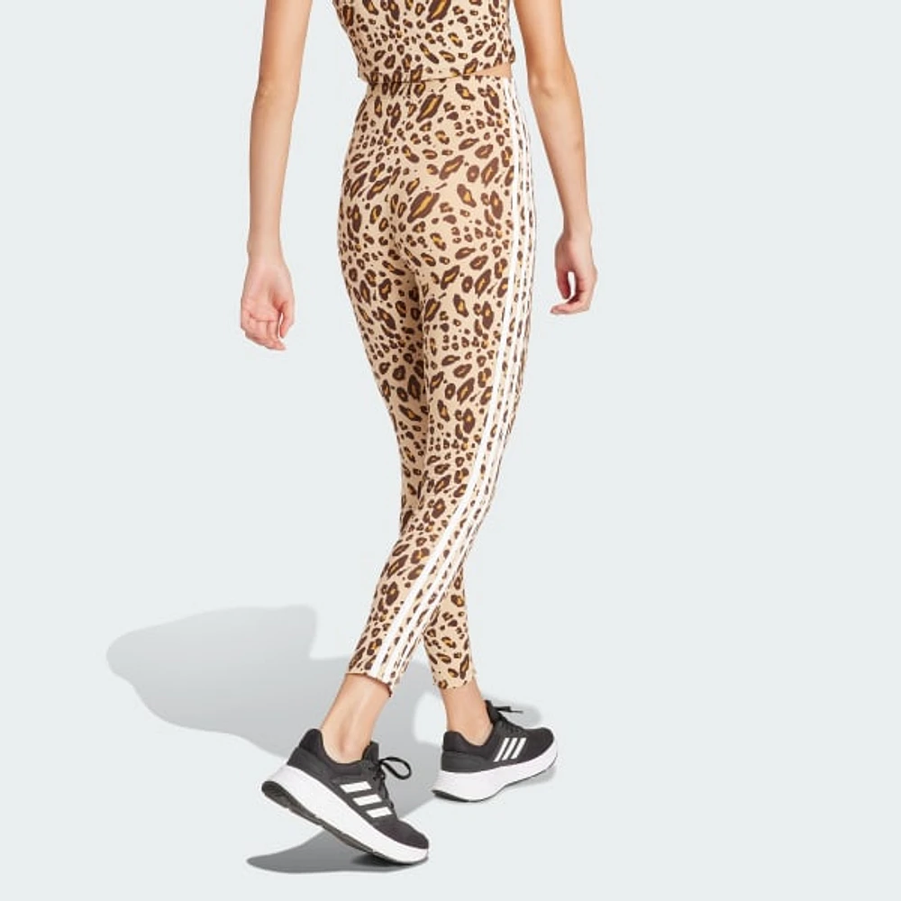 Mallas Essentials 3 Franjas Animal Print