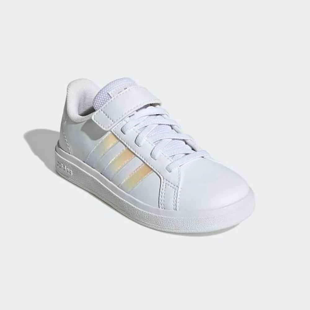 Tenis adidas Grand Court Lifestyle Cordones Elásticos y Tira Ajustable