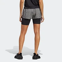 Shorts de Running 2 en 1 adidas x Marimekko Run Icons Logo 3 Barras