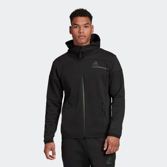 adidas zne full zip hoodie black