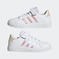 Tenis adidas Grand Court Lifestyle Cordones Elásticos y Tira Ajustable