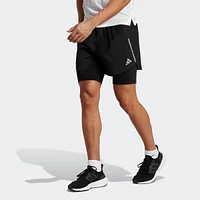 Shorts Designed 4 Running 2-en-1