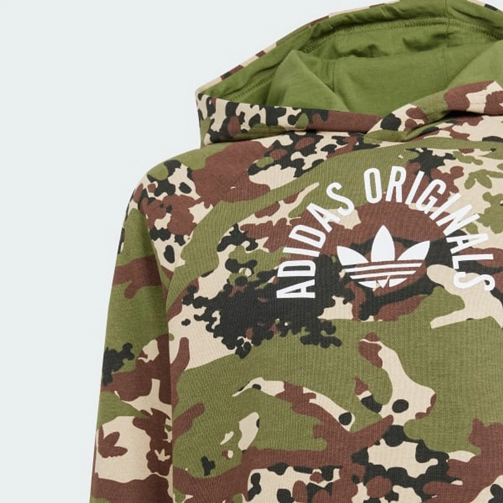 Sudadera con Gorro Camo