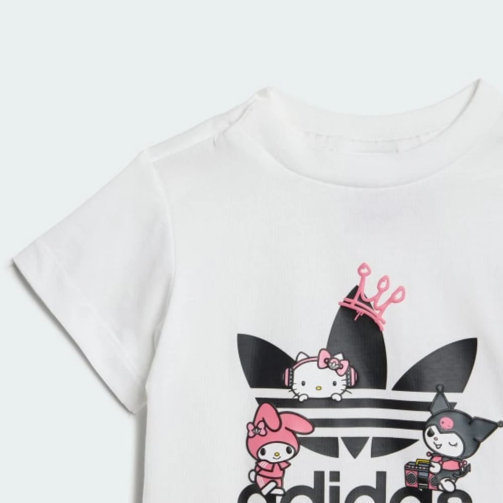 Conjunto de Vestido Playera y Mallas adidas Originals x Hello Kitty