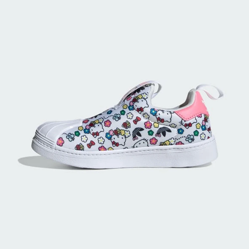 Tenis Superstar 360 adidas Originals x Hello Kitty para Niños