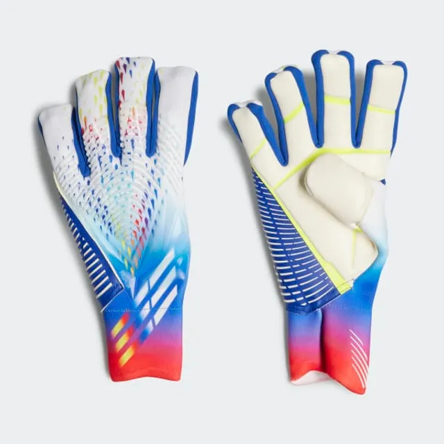 Guantes portero adidas Predator EDGE Pro Hybrid blancos