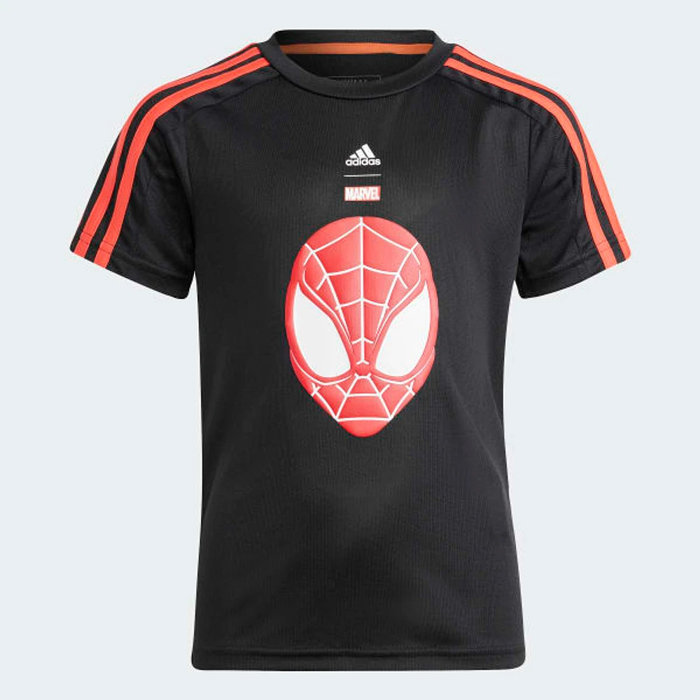 Playera adidas x Marvel Hombre Araña