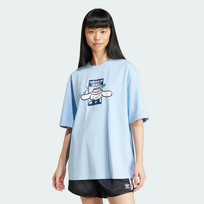 Playera Oversized adidas Originals x Hello Kitty Estampada