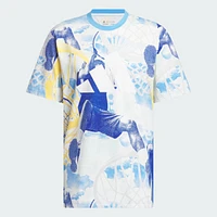 Playera Blue Summer Estampada