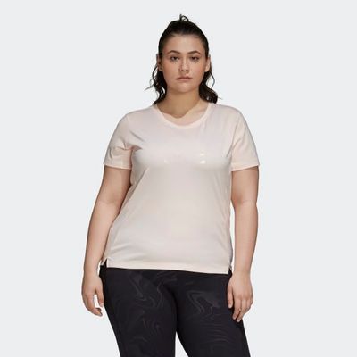 T-shirt Glam On Badge of Sport Logo (Grandes tailles)