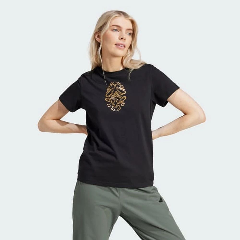 Playera Metallic Graphic