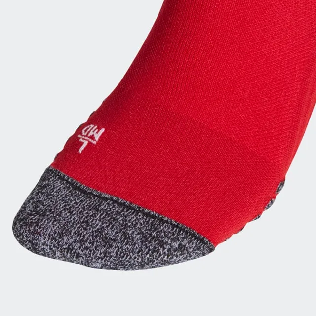 Pack de 2 pares de calcetines rojos con estampado de trifolio de adidas  Originals
