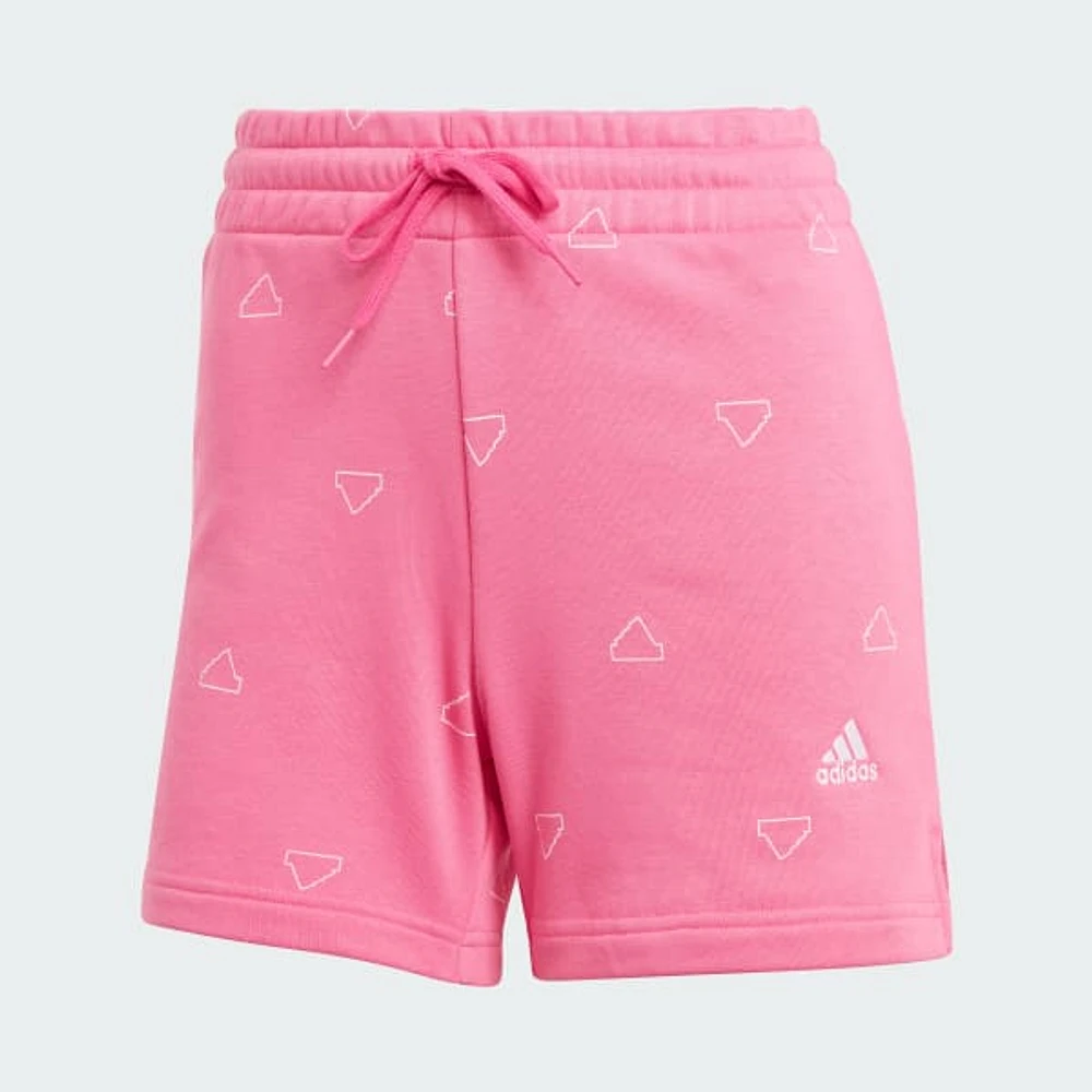 Shorts Essentials Monogram Graphic Felpa Francesa