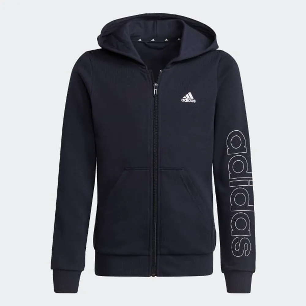 Sudadera con Gorro adidas Essentials Cierre Frontal