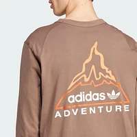 Playera adidas Adventure Manga Larga Estampada