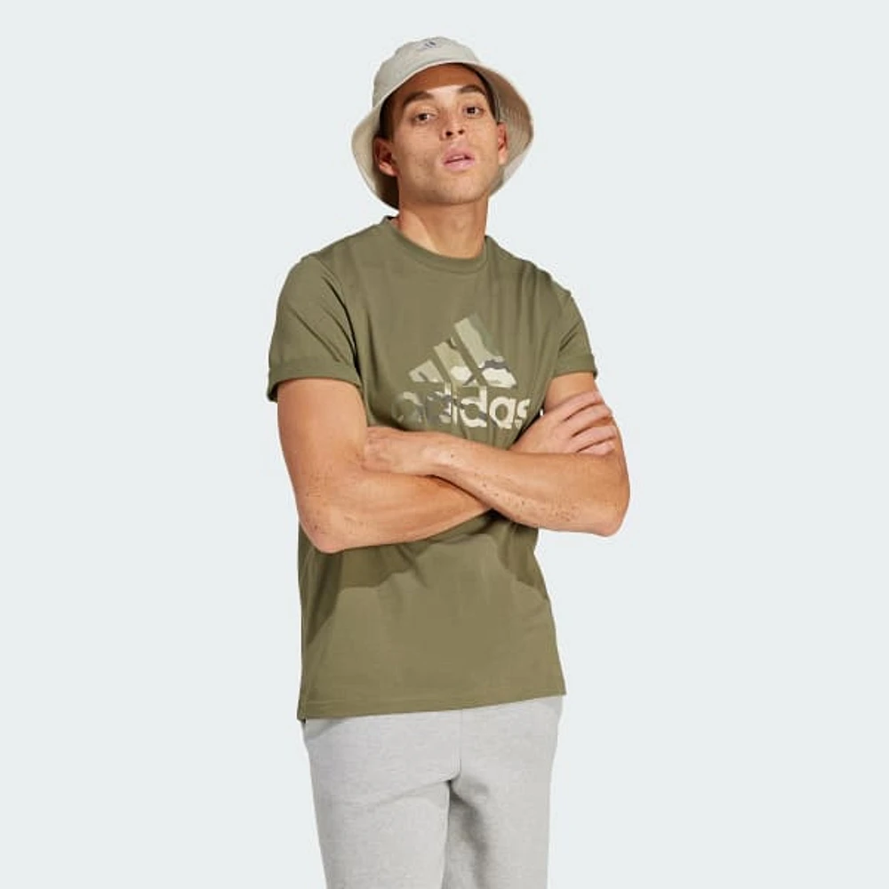 Playera Badge of Sport Estampada Camo