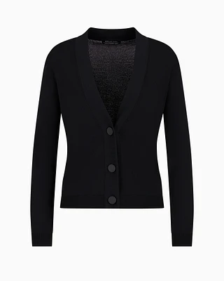 ASV Monogram Patch Recycled Knit Cardigan