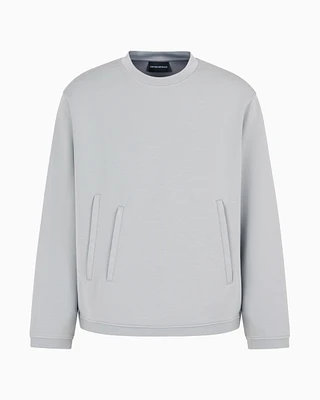 Travel Essential modal-blend double jersey sweatshirt