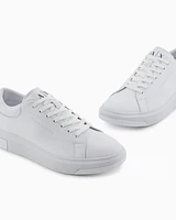 Armani Exchange - Leather sneakers, Man, White, Size: