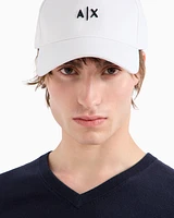 Armani Exchange - Visor cap with logo, Man, White, Size: TU