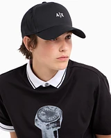 Armani Exchange - Visor cap with logo, Man, Black, Size: TU