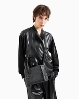 Armani Exchange - Small shopper with handles and shoulder strap, Woman, Black, Size: TU