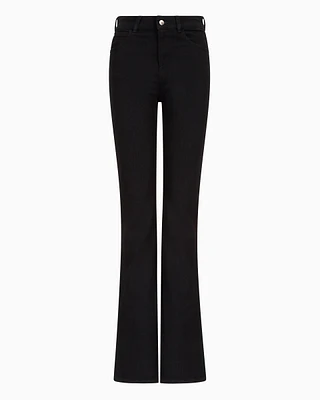 J47 Medium high-waisted, flared leg