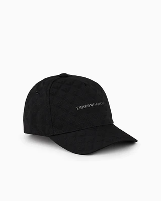 All-over eagle jacquard baseball cap