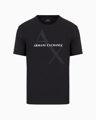 Classic T-shirt with diagonal logo