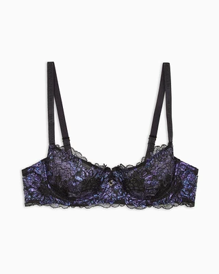 Holidays lace balconette bra