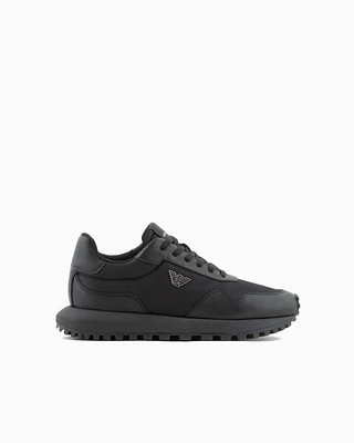 ASV recycled nylon sneakers with regenerated Saffiano details