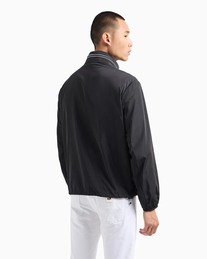 Armani Exchange - Jacket with contrasting nylon piping, Man, Black, Size: