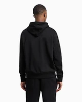 Armani Exchange - Hoodie with maxi print , Man, Black, Size: