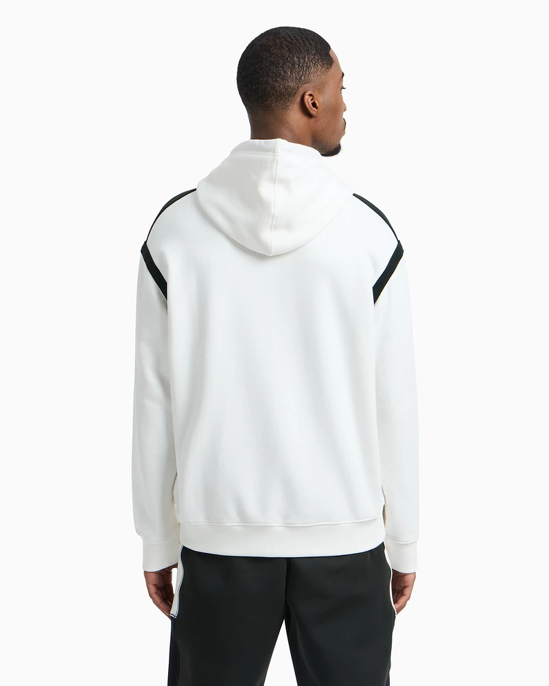 Armani Exchange - Hoodie with maxi logo on the chest, Man, White, Size: