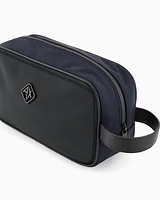 Armani Exchange - Beauyt case with nylon zip with logo, Man, Green, Size: TU