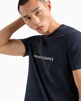 Armani Exchange - Regular Fit T-Shirts, Man, Navy Blue, Size: