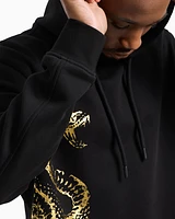 Armani Exchange - Hoodie with maxi print , Man, Black, Size: