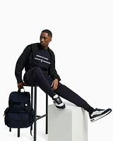 Armani Exchange - Crewneck sweatshirt with logo print on the chest, Man, Navy Blue, Size: