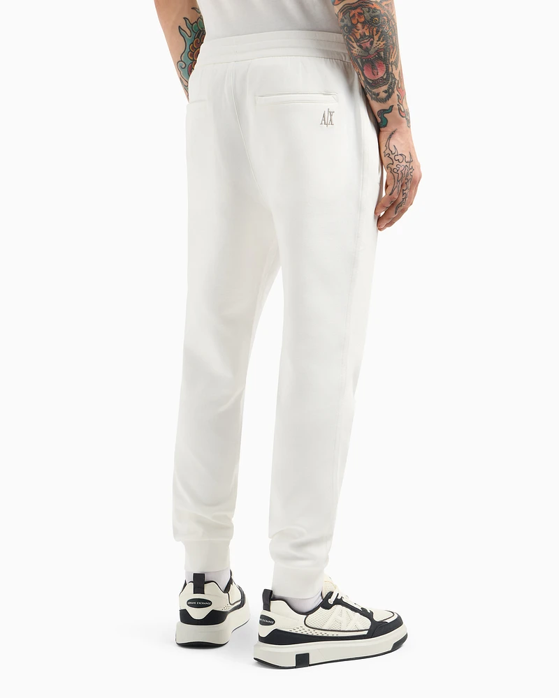 Armani Exchange - Jogger pants with logo on the back, Man, White, Size: