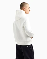 Armani Exchange - Zip-up hoodie with embroidered logo, Man, White, Size: