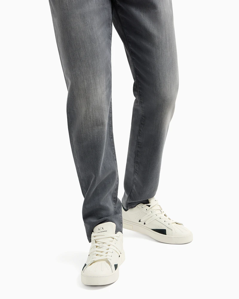 Armani Exchange - Slim Jeans, Man, Grey, Size: