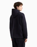 Armani Exchange - Half zip hoodie, Man, Navy_blue, Size: