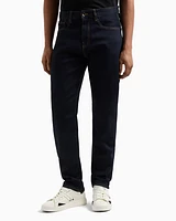 Armani Exchange - J13 slim fit jeans cotton denim with contrast stitching, Man, Blue, Size: